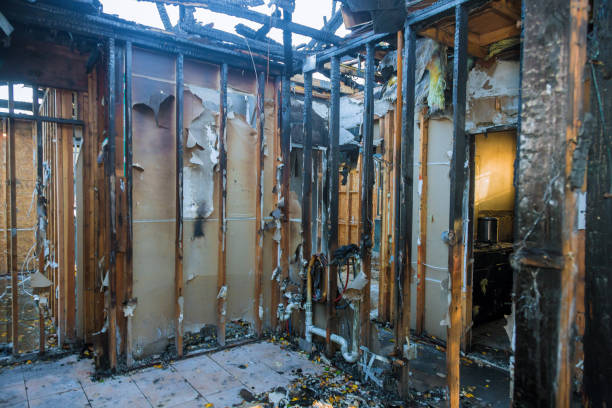 Professional Emergency Fire Cleanup technician working in Winchester, IN